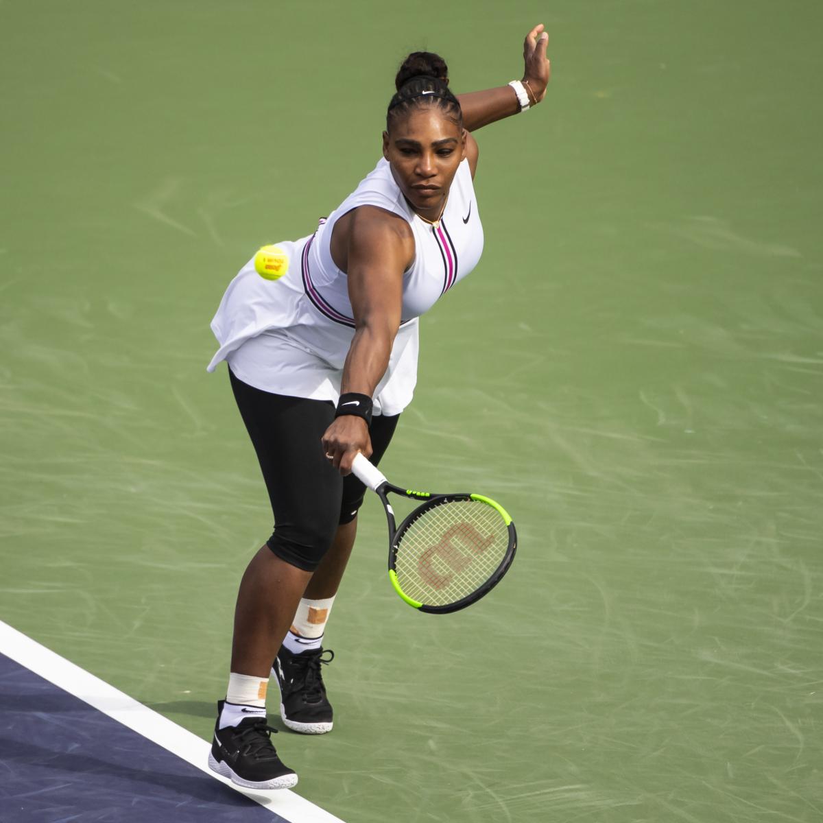 Serena Williams Battles to Win over Rebecca Peterson at 2019 Miami Masters | Bleacher ...