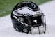 NEW ORLEANS, LOUISIANA - JANUARY 13: A Philadelphia Eagles helmet is seen during the NFC Divisional Playoff against the New Orleans Saints at the Mercedes Benz Superdome on January 13, 2019 in New Orleans, Louisiana. (Photo by Jonathan Bachman/Getty Images)
