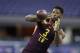Kentucky linebacker Josh Allen runs a drill during the NFL football scouting combine, Sunday, March 3, 2019, in Indianapolis. (AP Photo/Darron Cummings)
