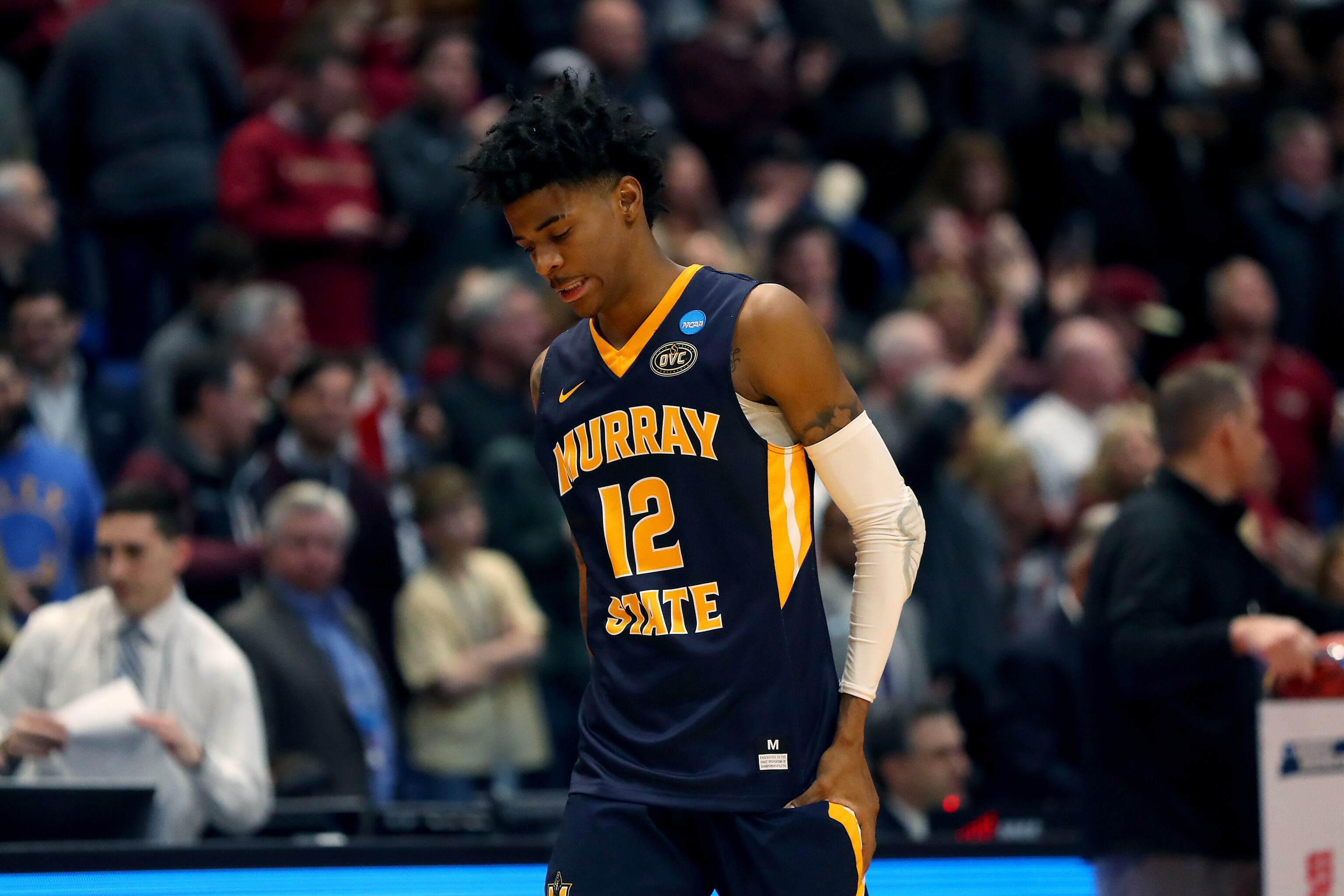 Video Ja Morant Is Emotional As Murray State S Eliminated From Ncaa Tournament Bleacher Report Latest News Videos And Highlights