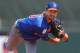 JUPITER, FL - MARCH 12: Jacob deGrom #48 of the New York Mets in action against the Miami Marlins during a spring training baseball game at Roger Dean Stadium on March 12, 2019 in Jupiter, Florida. The Marlins defeated the Mets 8-1. (Photo by Rich Schultz/Getty Images)