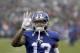 New York Giants wide receiver Odell Beckham gestures prior to an NFL football game against the Chicago Bears, Sunday, Dec. 2, 2018, in East Rutherford, N.J. (AP Photo/Seth Wenig)