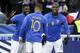 PARIS, FRANCE - MARCH 25: Samuel Umtiti of France celebrates his goal with Kylian Mbappe, Paul Pogba and teammates during the 2020 UEFA European Championships group H qualifying match between France and Iceland at Stade de France on March 25, 2019 in Saint-Denis near Paris, France. (Photo by Jean Catuffe/Getty Images)