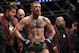 LAS VEGAS, NV - OCTOBER 06: Conor McGregor of Ireland is involved in a post-fight incident following his loss to Khabib Nurmagomedov of Russia in their UFC lightweight championship bout during the UFC 229 event inside T-Mobile Arena on October 6, 2018 in Las Vegas, Nevada. (Photo by Jeff Bottari/Zuffa LLC/Zuffa LLC via Getty Images)