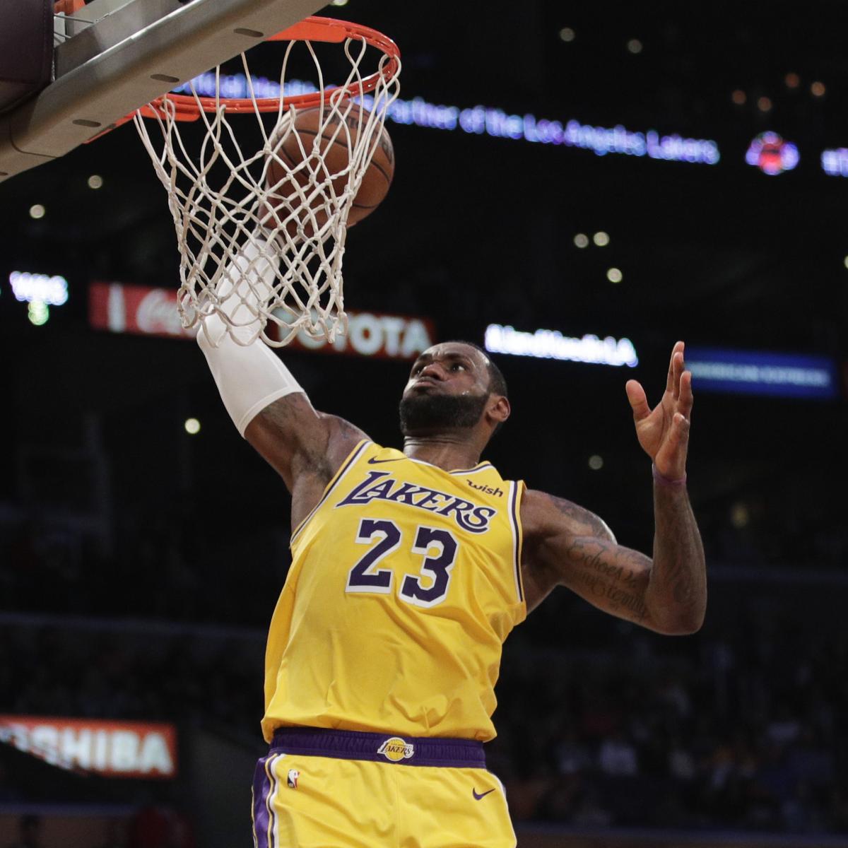 LeBron James Leads Lakers to Easy Win vs. Bradley Beal, Depleted Wizards | Bleacher ...