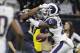 NEW ORLEANS, LOUISIANA - JANUARY 20: Tommylee Lewis #11 of the New Orleans Saints drops a pass broken up by Nickell Robey-Coleman #23 of the Los Angeles Rams during the fourth quarter in the NFC Championship game at the Mercedes-Benz Superdome on January 20, 2019 in New Orleans, Louisiana. (Photo by Kevin C. Cox/Getty Images)