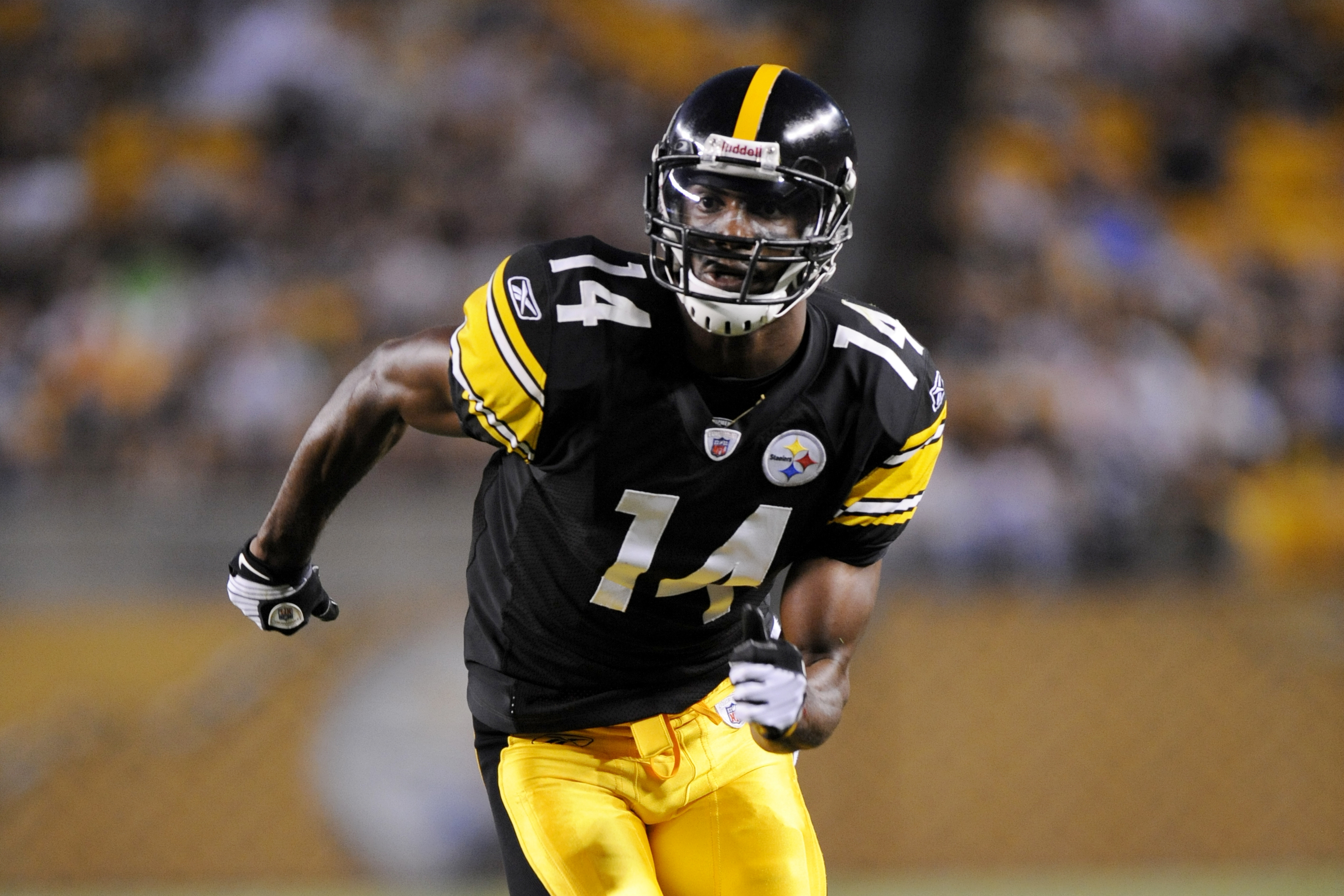 22 November 2009: Steelers receiver Limas Sweed. The Kansas City