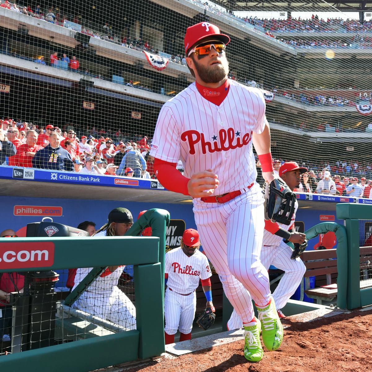 Bryce Harpers Stats Video Highlights From Phillies Debut After 330m Contract News Scores 