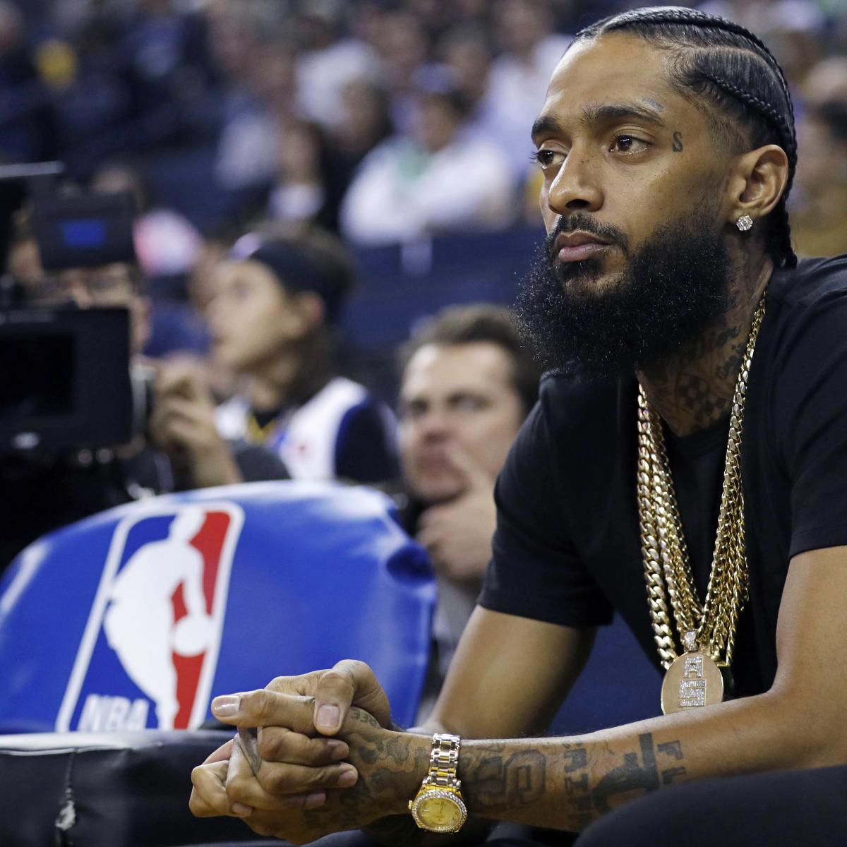 Kevin Durant, More Warriors Pay Respect to Nipsey Hussle During Game ...