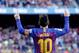 BARCELONA, SPAIN - MARCH 30: Lionel Messi of FC Barcelona celebrate goal during the La Liga Santander match between FC Barcelona v Espanyol at the Camp Nou on March 30, 2019 in Barcelona Spain (Photo by Jeroen Meuwsen/Soccrates/Getty Images)