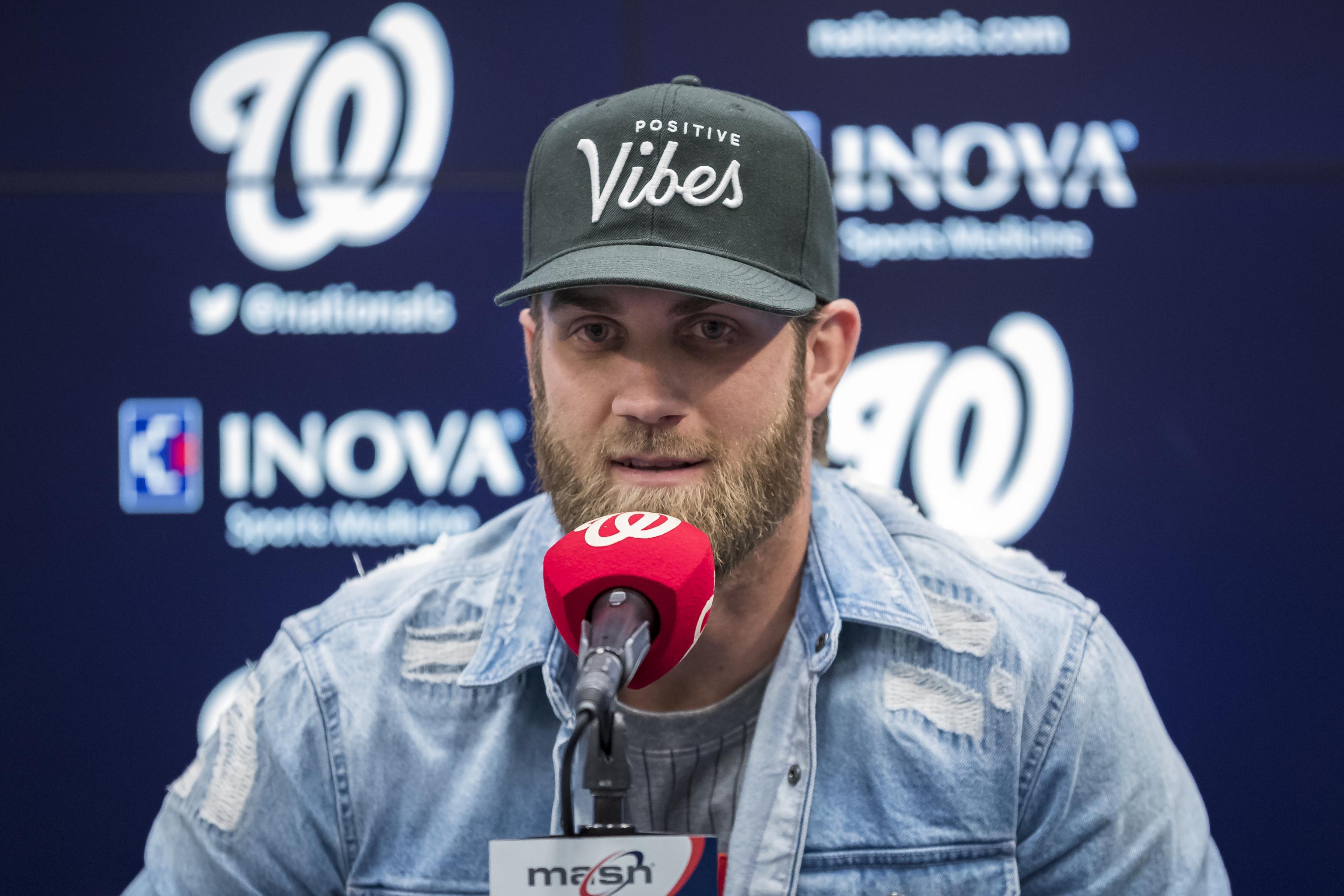 File:Bryce Harper Stare Down Pregame from Nationals vs. Phillies