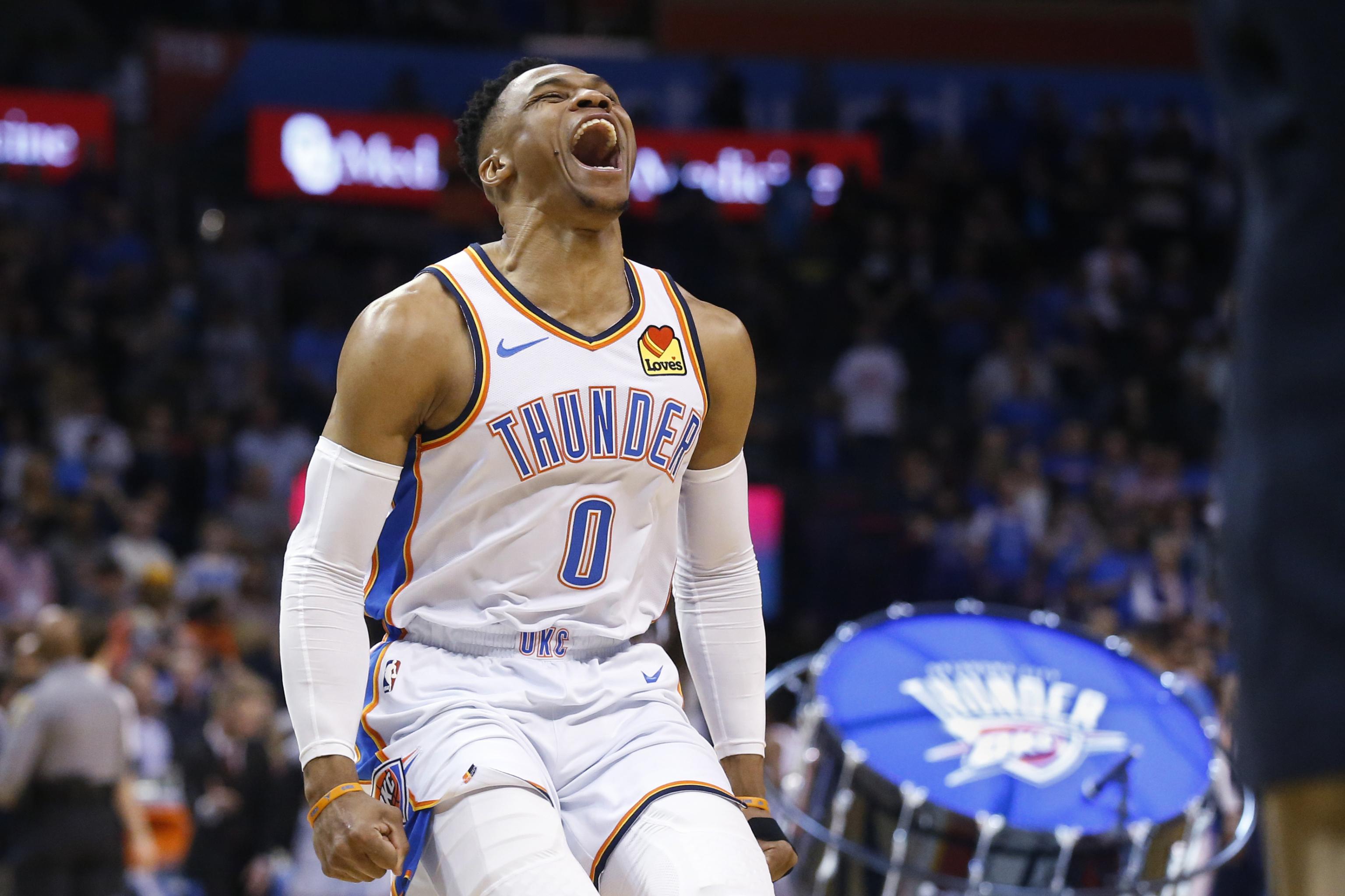 Russell Westbrook's triple-double dedication to Nipsey Hussle