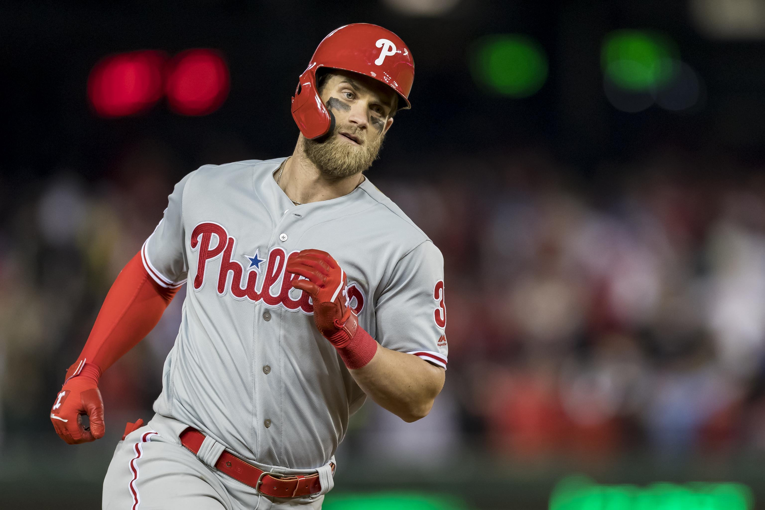 Phillies leave D.C. swept, but Bryce Harper still got to troll Nats fans