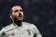 Juventus' Italian defender Leonardo Bonucci celebrates after opening the scoring during the Italian Serie A football march Cagliari vs Juventus on April 2, 2019 at the Sardignia Arena in Cagliari. (Photo by Marco BERTORELLO / AFP) (Photo credit should read MARCO BERTORELLO/AFP/Getty Images)