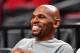 PORTLAND, OREGON - APRIL 03: Assistant coach Jerry Stackhouse of the Memphis Grizzlies watches team warm-ups before the game against the Portland Trail Blazers at the Moda Center on April 03, 2019 in Portland, Oregon. (Photo by Alika Jenner/Getty Images)