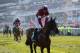 LIVERPOOL, ENGLAND - APRIL 06: Daryl Russell riding Tiger Roll makes his way to the start prior to the Randox Health Grand National Handicap Chase at Aintree Racecourse on April 06, 2019 in Liverpool, England. (Photo by Alex Livesey/Getty Images)