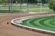 Samples and measurements are taken on the sand track at Santa Anita Racetrack in Arcadia, California on March 7, 2019, where races have been suspended indefinitely and inspections launched in response to a recent spate of horse deaths, twenty one in total since December 26, 2018. - A winter of rain in the area has led to an increase of water on the tracks, and additional testing of the track is needed to ensure consistency and uniformity for both training and racing, according to Santa Anita officials. (Photo by Frederic J. BROWN / AFP) (Photo credit should read FREDERIC J. BROWN/AFP/Getty Images)