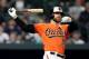 BALTIMORE, MARYLAND - APRIL 06: Chris Davis #19 of the Baltimore Orioles fouls off a pitch against the New York Yankees at Oriole Park at Camden Yards on April 06, 2019 in Baltimore, Maryland. (Photo by Rob Carr/Getty Images)