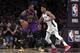 LOS ANGELES, CALIFORNIA - MARCH 01: LeBron James #23 of the Los Angeles Lakers is guraded by Giannis Antetokounmpo #34 of the Milwaukee Bucks during the game at Staples Center on March 01, 2019 in Los Angeles, California. NOTE TO USER: User expressly acknowledges and agrees that, by downloading and or using this photograph, User is consenting to the terms and conditions of the Getty Images License Agreement. (Photo by Kevork Djansezian/Getty Images)