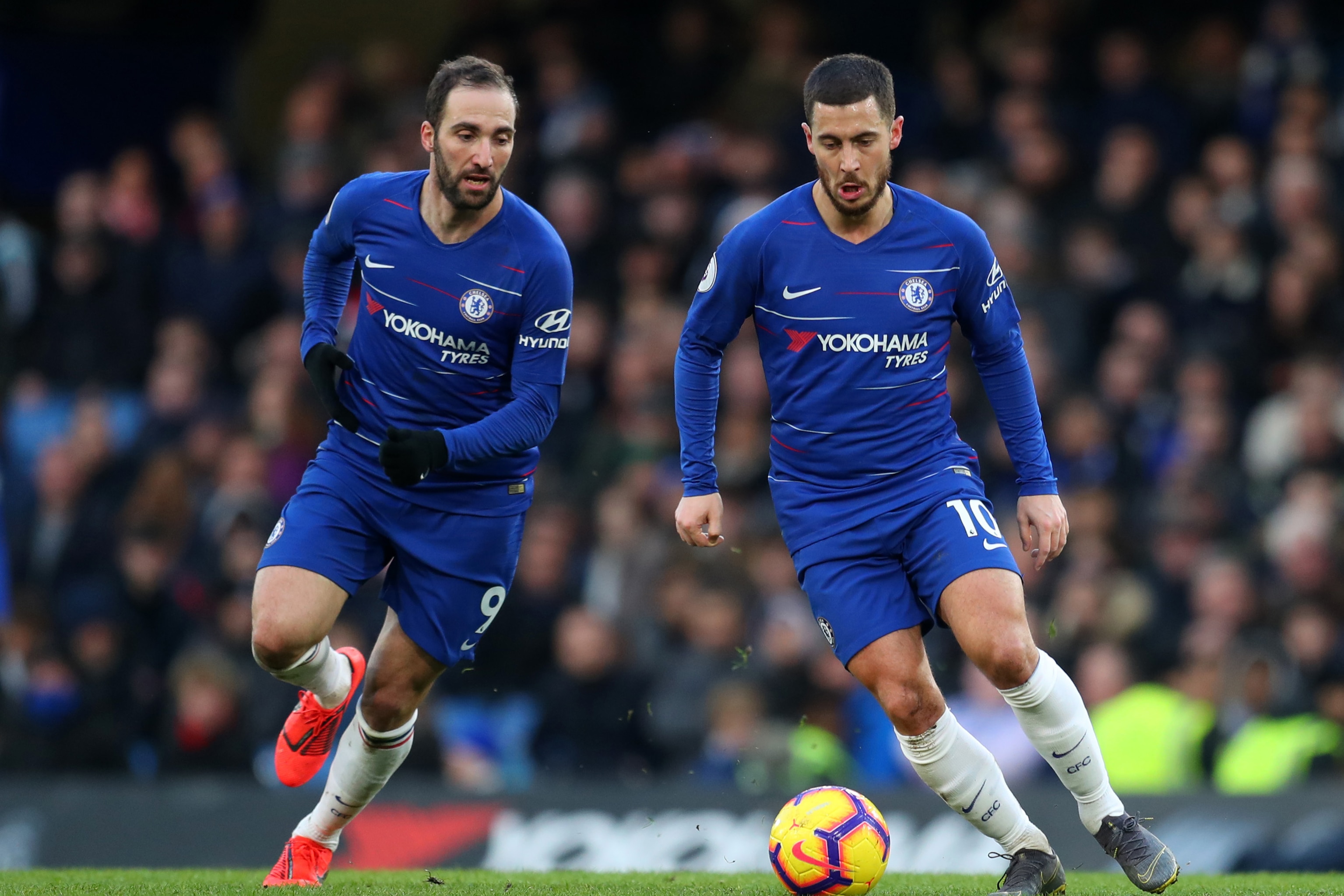 Image result for GONZALO HIGUAIN OPENS UP ON EDEN HAZARD'S DESIRE TO MOVE TO REAL MADRID