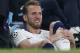 Tottenham Hotspur's English striker Harry Kane (C) receives medical treatment before leaving the pitch injured during the UEFA Champions League quarter-final first leg football match between Tottenham Hotspur and Manchester City at the Tottenham Hotspur Stadium in north London, on April 9, 2019. (Photo by Ian KINGTON / IKIMAGES / AFP) (Photo credit should read IAN KINGTON/AFP/Getty Images)