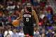 Houston Rockets guard James Harden (13) during the first half of an NBA basketball game in New Orleans, Sunday, March 24, 2019. (AP Photo/Tyler Kaufman)