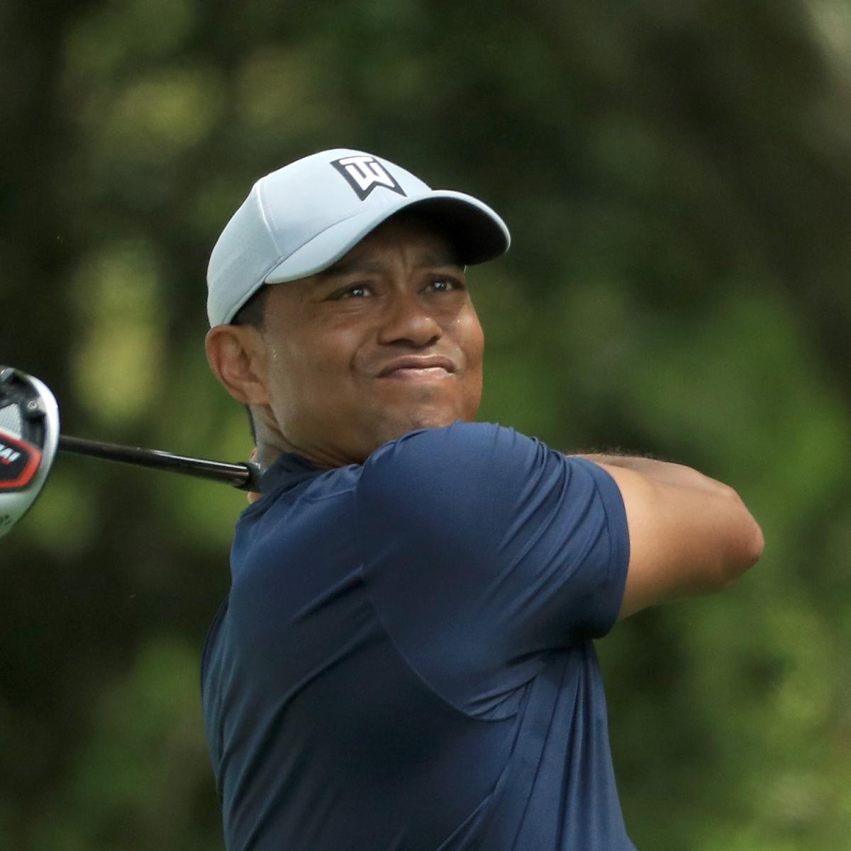 Tiger Woods Near the Top of Leaderboard After Strong 1st Round at 2019 Masters ...