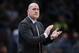 CHICAGO, ILLINOIS - MARCH 27: Head coach Jim Boylen of the Chicago Bulls reacts in the second quarter against the Portland Trail Blazers at the United Center on March 27, 2019 in Chicago, Illinois. NOTE TO USER: User expressly acknowledges and agrees that, by downloading and or using this photograph, User is consenting to the terms and conditions of the Getty Images License Agreement. (Photo by Dylan Buell/Getty Images)