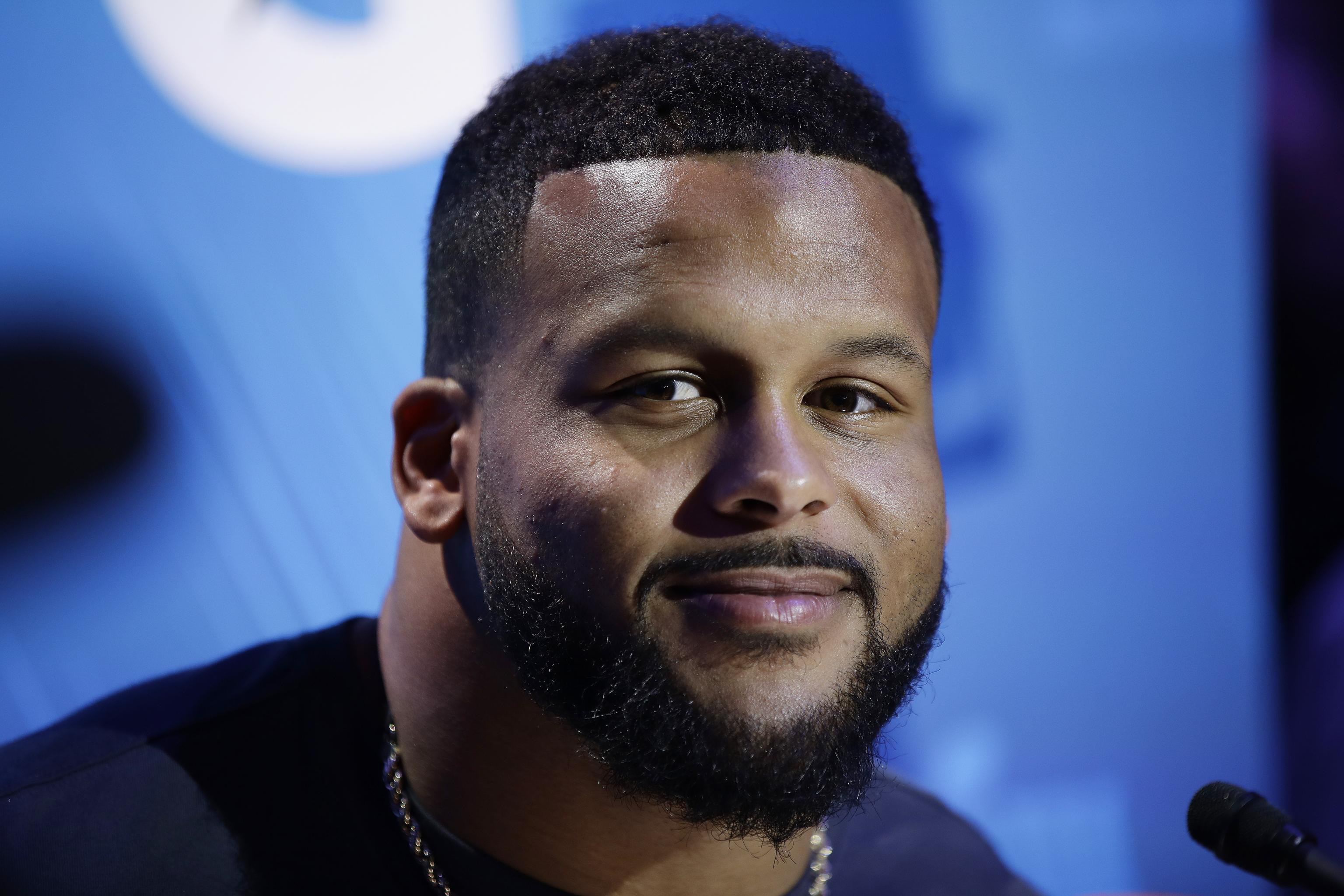 Steelers Depot 7⃣ on X: Oh, man, now yinz got Aaron Donald