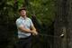 AUGUSTA, GEORGIA - APRIL 12: Bryson DeChambeau of the United States plays his shot from the second tee during the second round of the Masters at Augusta National Golf Club on April 12, 2019 in Augusta, Georgia. (Photo by Kevin C. Cox/Getty Images)
