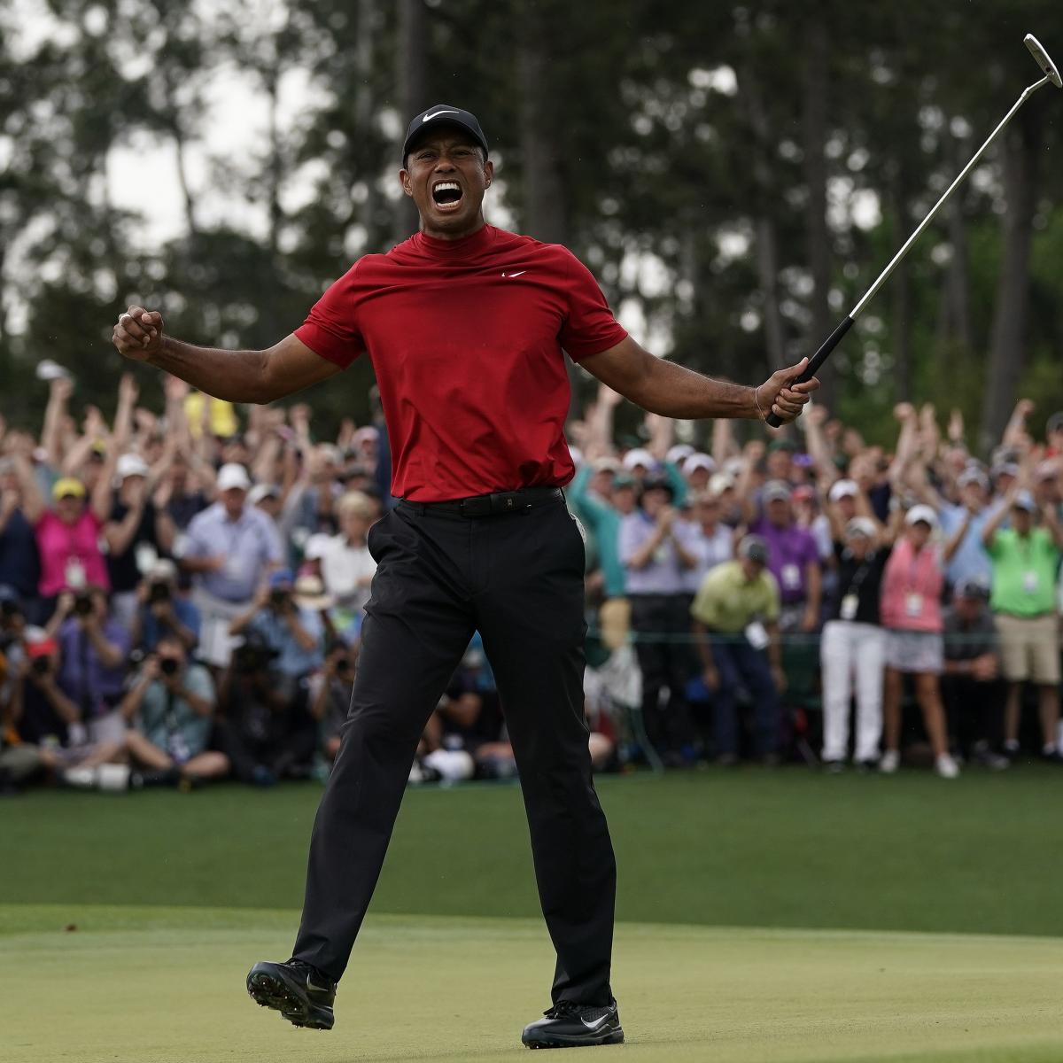 Video: Tiger Woods, Girlfriend Erica Herman, Mom and Kids Celebrate Masters Win ...1200 x 1200