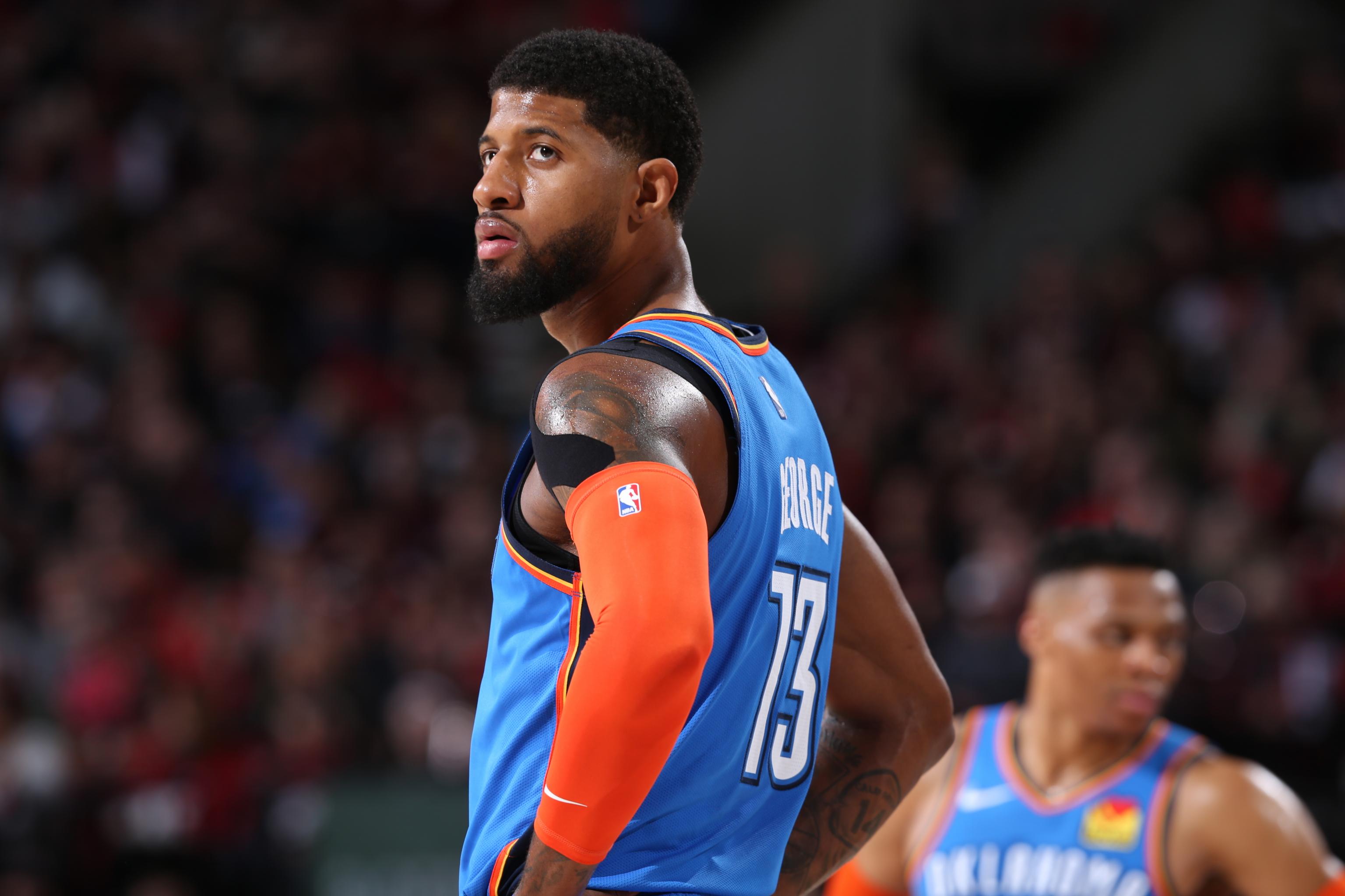 NBA Playoffs 2019: Paul George says he 'couldn't even lift my