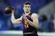 INDIANAPOLIS, IN - MARCH 02: Quarterback Drew Lock of Missouri in action during day three of the NFL Combine at Lucas Oil Stadium on March 2, 2019 in Indianapolis, Indiana. (Photo by Joe Robbins/Getty Images)