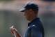 ATLANTA, GA - SEPTEMBER 19: Tiger Woods warms up on the putting green during practice for the Tour Championship at East Lake Golf Club on September 19, 2018 in Atlanta, Georgia. (Photo by Kevin C. Cox/Getty Images)