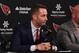 TEMPE, AZ - JANUARY 09: Arizona Cardinals new head coach Kliff Kingsbury talks to the media at the Arizona Cardinals Training Facility on January 9, 2019 in Tempe, Arizona. (Photo by Norm Hall/Getty Images)