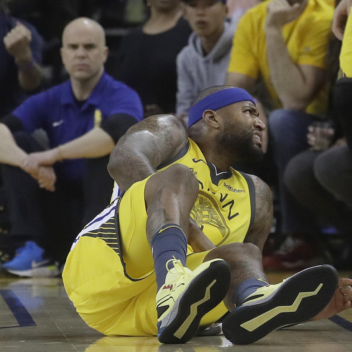 DeMarcus Cousins' Injury Comes at Worst Possible Time for Embattled Center | Bleacher Report | Latest News, Videos and Highlights