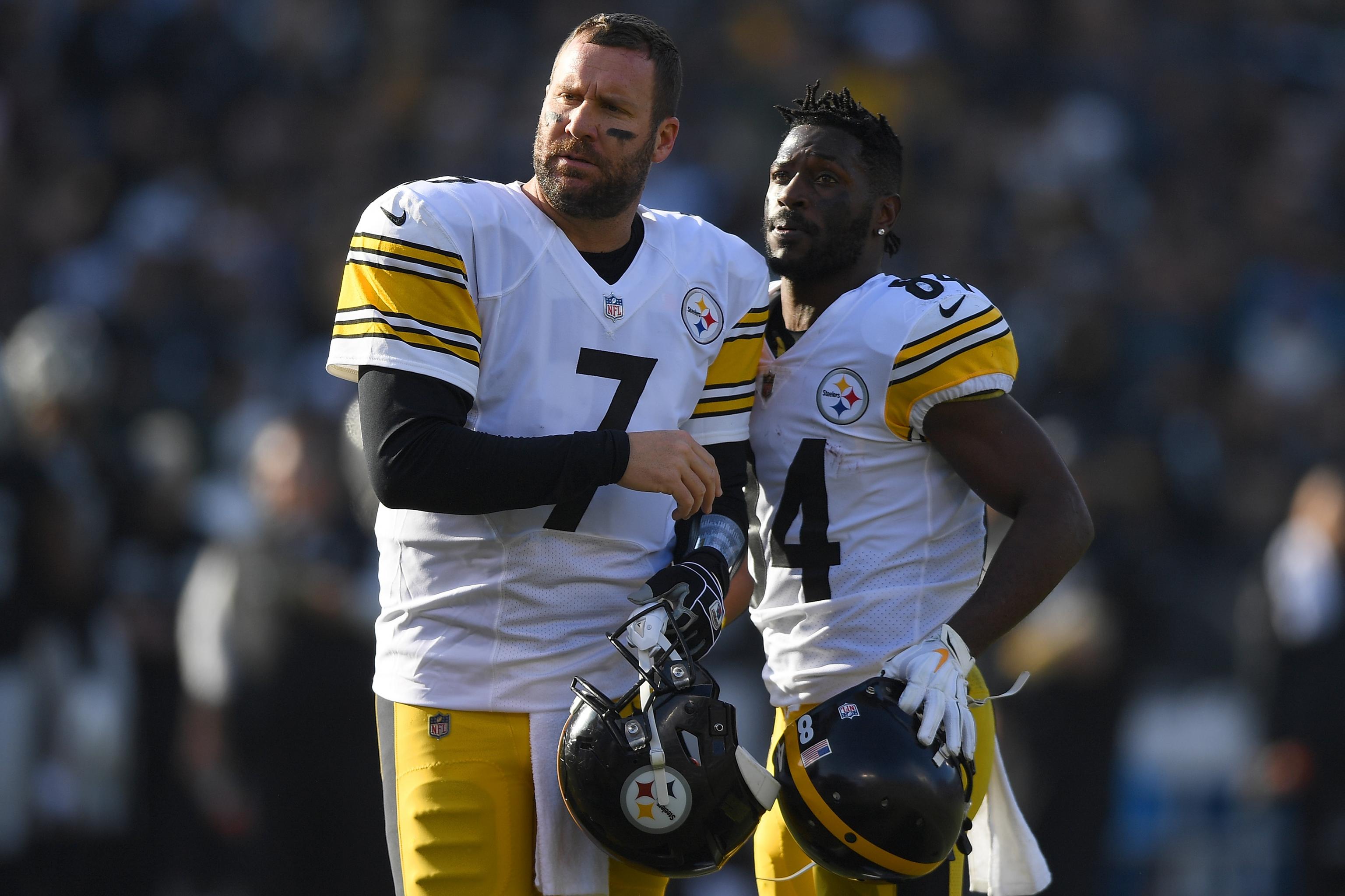 Steelers QB praises 'great teammate' Antonio Brown, who is returning to  football