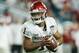 MIAMI, FL - DECEMBER 29: Kyler Murray #1 of the Oklahoma Sooners scrambles with the ball against the Alabama Crimson Tide during the College Football Playoff Semifinal at the Capital One Orange Bowl at Hard Rock Stadium on December 29, 2018 in Miami, Florida. (Photo by Michael Reaves/Getty Images)