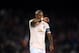 BARCELONA, SPAIN - APRIL 16: Ashley Young of Manchester United reacts after the UEFA Champions League Quarter Final second leg match between FC Barcelona and Manchester United at Camp Nou on April 16, 2019 in Barcelona, Spain. (Photo by Matthias Hangst/Getty Images)
