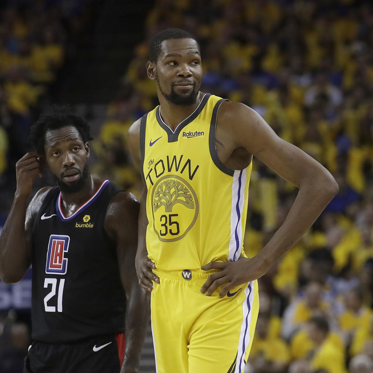 Warriors Rumors: Kevin Durant Not Likely to Re-Sign Regardless of Playoff Result | Bleacher Report | Latest News, Videos and Highlights