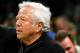 BOSTON, MA - APRIL 14: Robert Kraft, owner of the New England Patriots looks on during Game One of the first round of the 2019 NBA Eastern Conference Playoffs between the Boston Celtics and the Indiana Pacers at TD Garden on April 14, 2019 in Boston, Massachusetts. NOTE TO USER: User expressly acknowledges and agrees that, by downloading and or using this photograph, User is consenting to the terms and conditions of the Getty Images License Agreement. (Photo by Adam Glanzman/Getty Images)