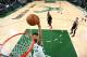 MILWAUKEE, WI - APRIL 17: Giannis Antetokounmpo #34 of the Milwaukee Bucks goes to the basket against the Detroit Pistons during Game Two of Round One of the 2019 NBA Playoffs on April 17, 2019 at the Fiserv Forum in Milwaukee, Wisconsin. NOTE TO USER: User expressly acknowledges and agrees that, by downloading and/or using this photograph, user is consenting to the terms and conditions of the Getty Images License Agreement. Mandatory Copyright Notice: Copyright 2019 NBAE (Photo by Nathaniel S. Butler/NBAE via Getty Images)