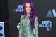 Sasha Banks arrives at the BET Awards at the Microsoft Theater on Sunday, June 25, 2017, in Los Angeles. (Photo by Richard Shotwell/Invision/AP)
