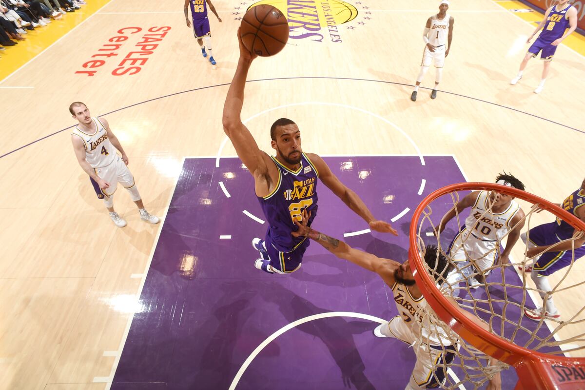 Utah�s Rudy Gobert Shatters the NBA SingleSeason Dunk