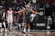 BROOKLYN, NY - APRIL 20: Jared Dudley #6 of the Brooklyn Nets reacts against the Philadelphia 76ers during Game Four of Round One of the 2019 NBA Playoffs on April 20, 2019 at Barclays Center in Brooklyn, New York. NOTE TO USER: User expressly acknowledges and agrees that, by downloading and or using this Photograph, user is consenting to the terms and conditions of the Getty Images License Agreement. Mandatory Copyright Notice: Copyright 2019 NBAE (Photo by Nathaniel S. Butler/NBAE via Getty Images)