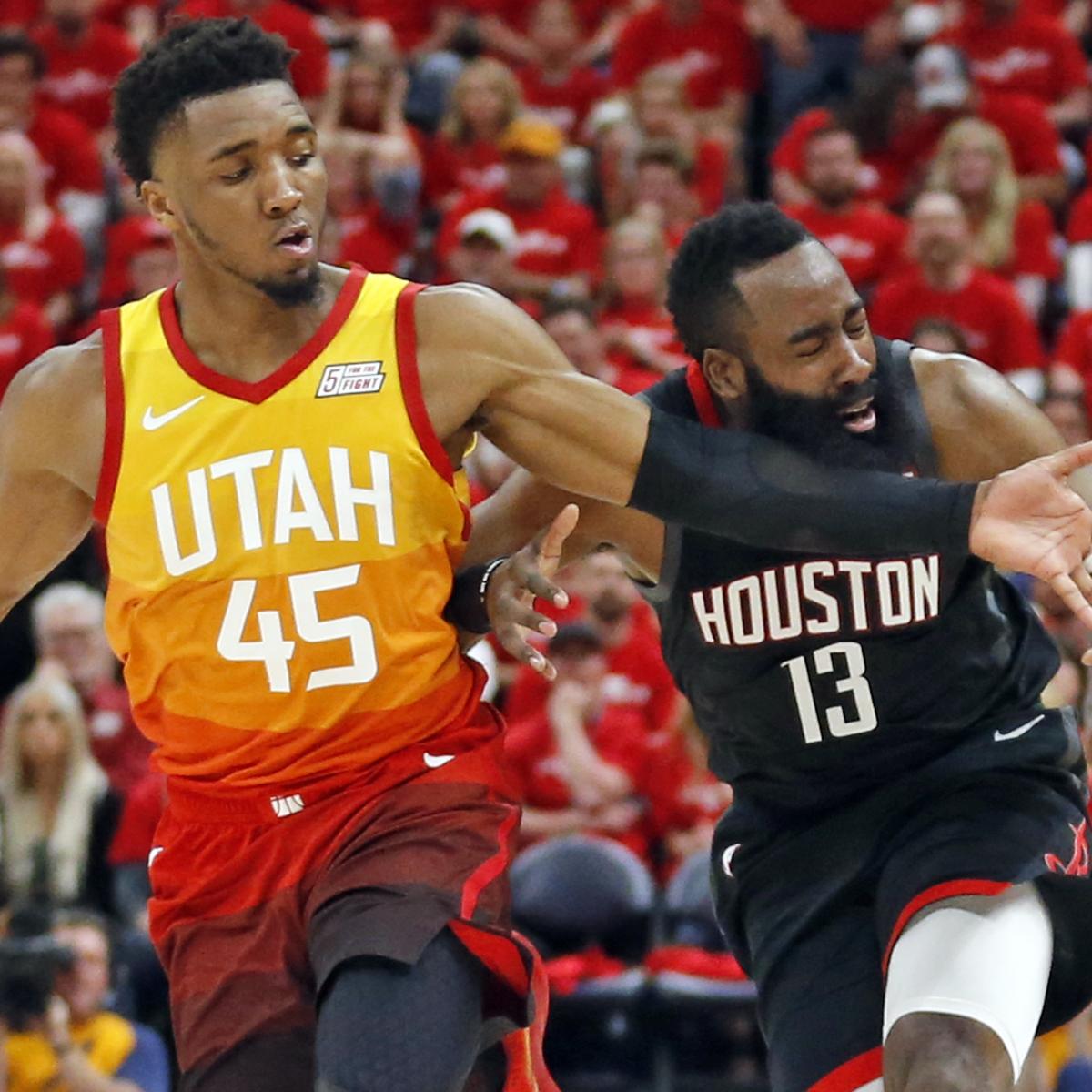 Rockets Win Game 3 vs. Donovan Mitchell, Jazz Despite James Harden's Struggles | Bleacher Report | Latest News, Videos and Highlights