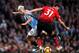 MANCHESTER, ENGLAND - NOVEMBER 11: Sergio Aguero of Manchester City battles for possession with Nemanja Matic of Manchester United during the Premier League match between Manchester City and Manchester United at Etihad Stadium on November 11, 2018 in Manchester, United Kingdom. (Photo by Laurence Griffiths/Getty Images)
