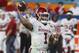 Oklahoma quarterback Kyler Murray (1) looks to pass, during the second half of the Orange Bowl NCAA college football game against Alabama, Saturday, Dec. 29, 2018, in Miami Gardens, Fla. (AP Photo/Wilfredo Lee)