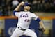 NEW YORK, NEW YORK - APRIL 09: Jacob deGrom #48 of the New York Mets in action against the Minnesota Twins at Citi Field on April 09, 2019 in the Flushing neighborhood of the Queens borough of New York City. The Twins defeated the Mets 14-8. (Photo by Jim McIsaac/Getty Images)