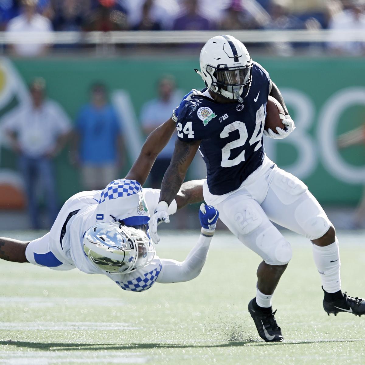 Top RB Prospects Miles Sanders and David Montgomery Join Stick to